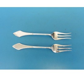 2 zilveren vorkje