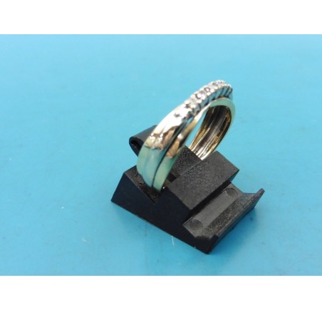 Gouden damesring met briljant