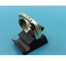 Gouden damesring met briljant