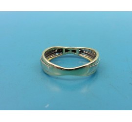 Gouden damesring met briljant