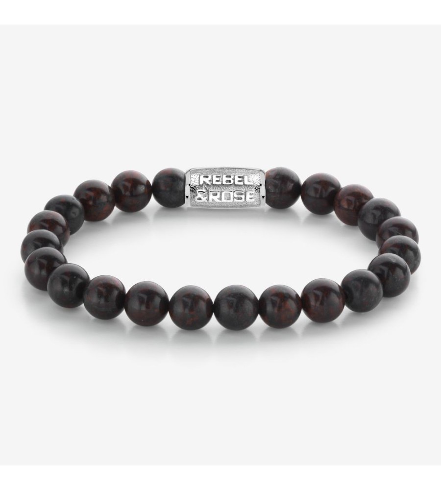 Rebel & Rose armband Red-Brown Sugar