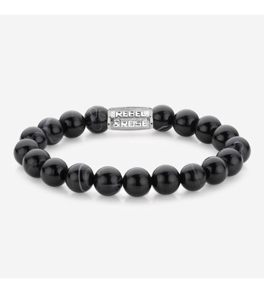 Rebel & Rose armband Black Velvet