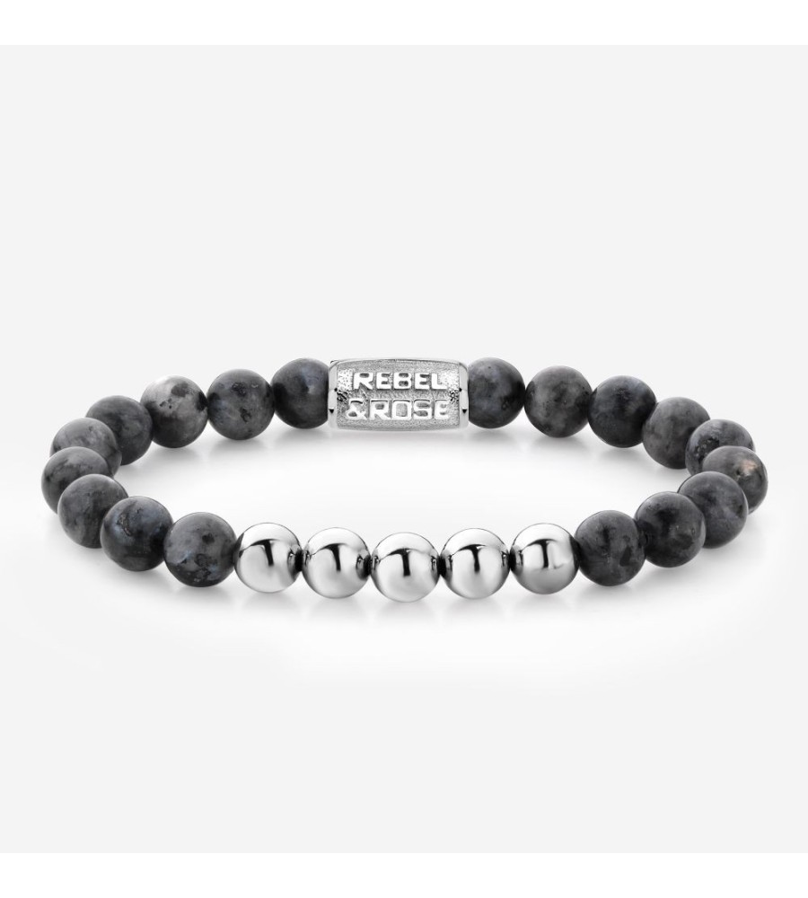 Rebel & Rose armband Grey Seduction