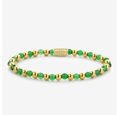 Rebel & Rose armband Mix Green Harmoney