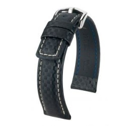 Hirsch horlogeband Carbon
