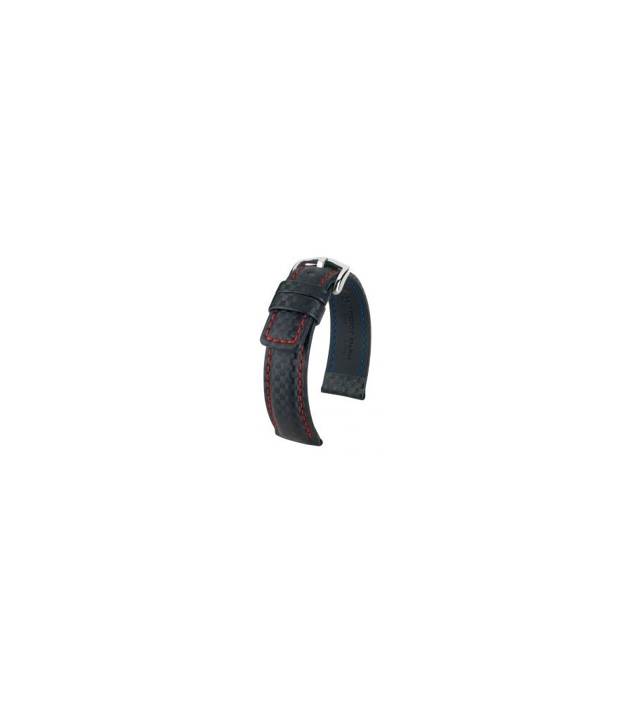 Hirsch horlogeband Carbon