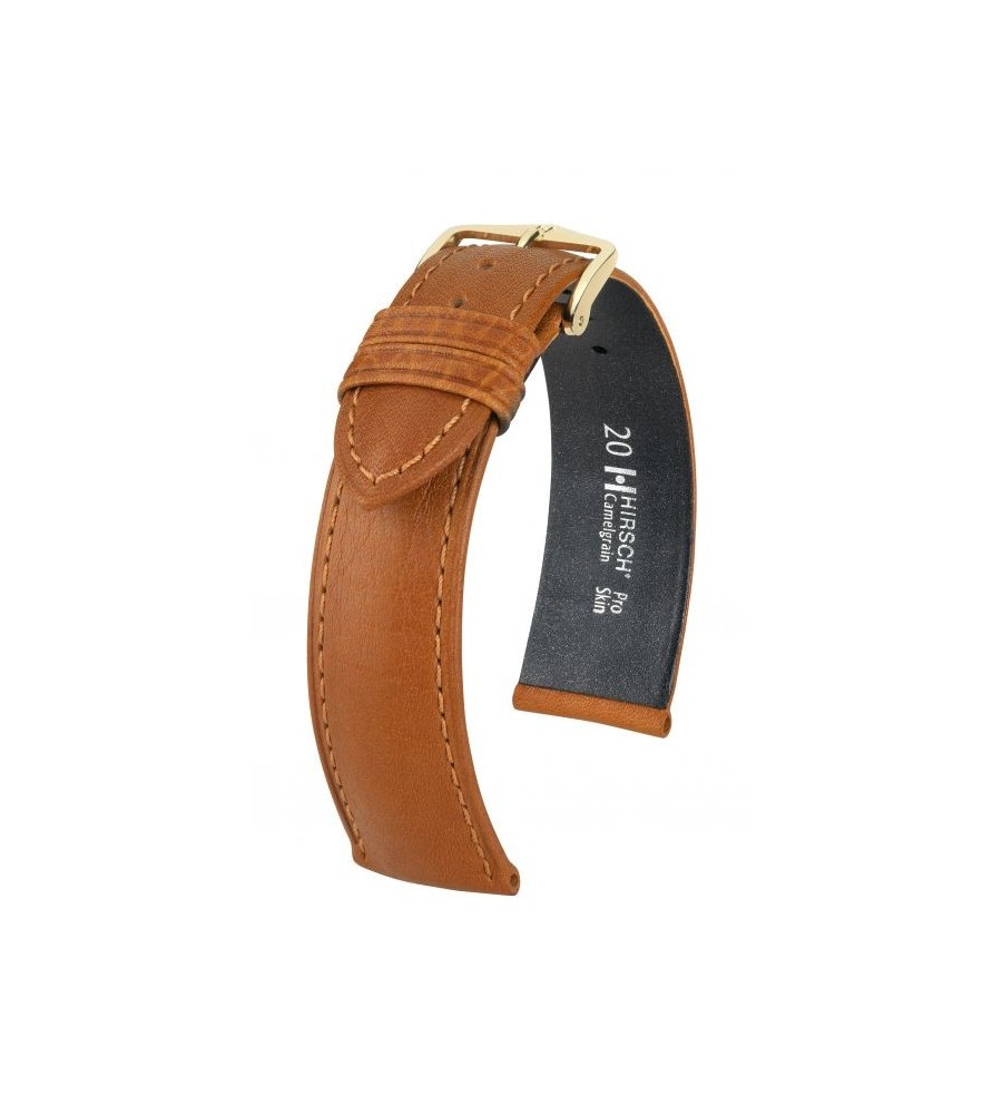 Hirsch horlogeband Camelgrain
