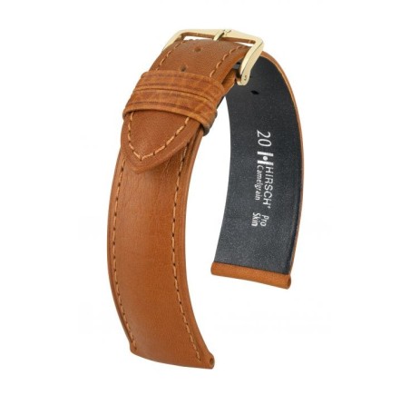 Hirsch horlogeband Camelgrain