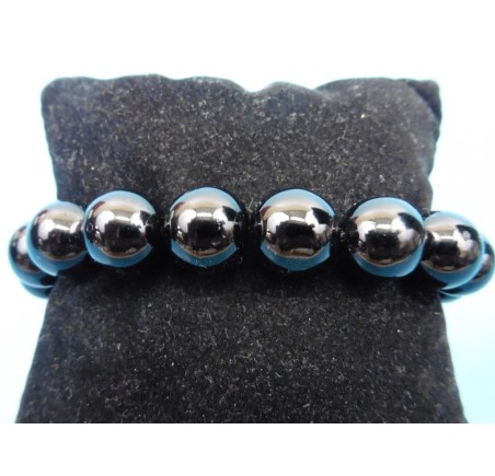 Onix armband met zilveren slot