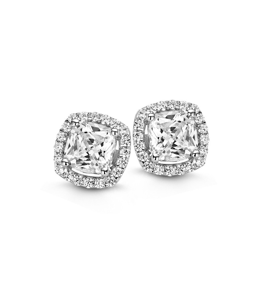 Rosa di Luca zilveren ring met zirkonia