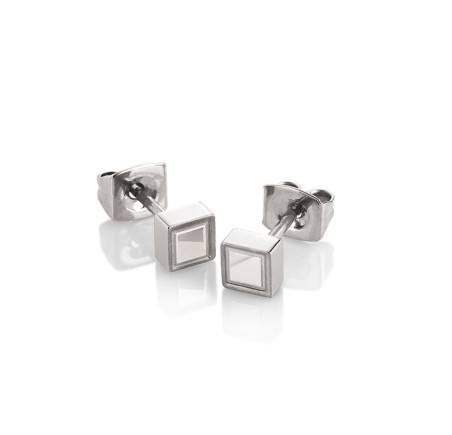 Boccia titanium oorknoppen