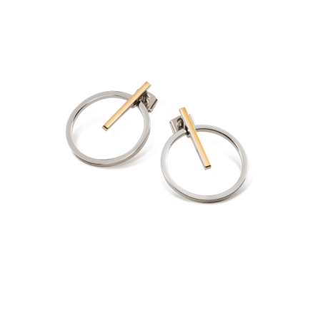 Boccia titanium oorknoppen