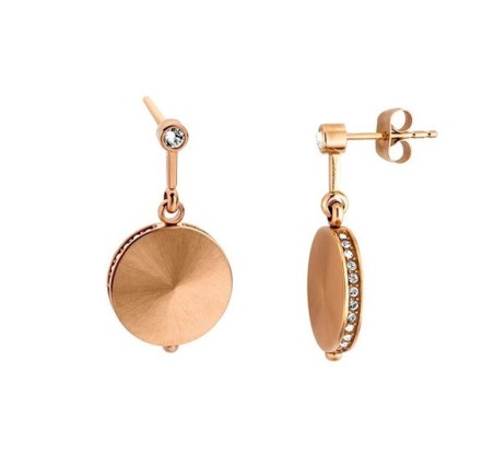 Esprit stalen oorhangers met zirkonia