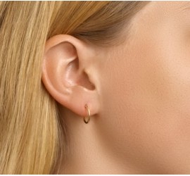 Gouden creolen 11-17 mm