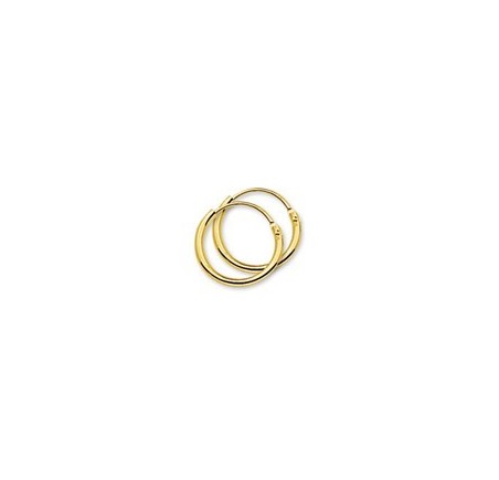 Gouden creolen 11-17 mm