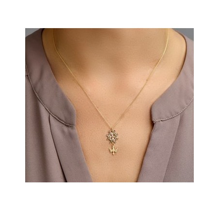 Gouden hanger hugenotenkruis