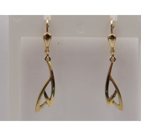 Gouden oorhangers eendjes