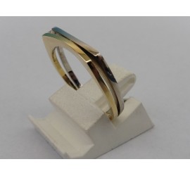Gouden damesring met briljant