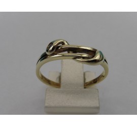 Gouden damesring met briljant