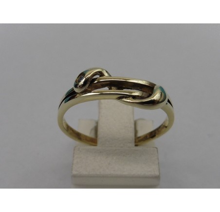 Gouden damesring met briljant
