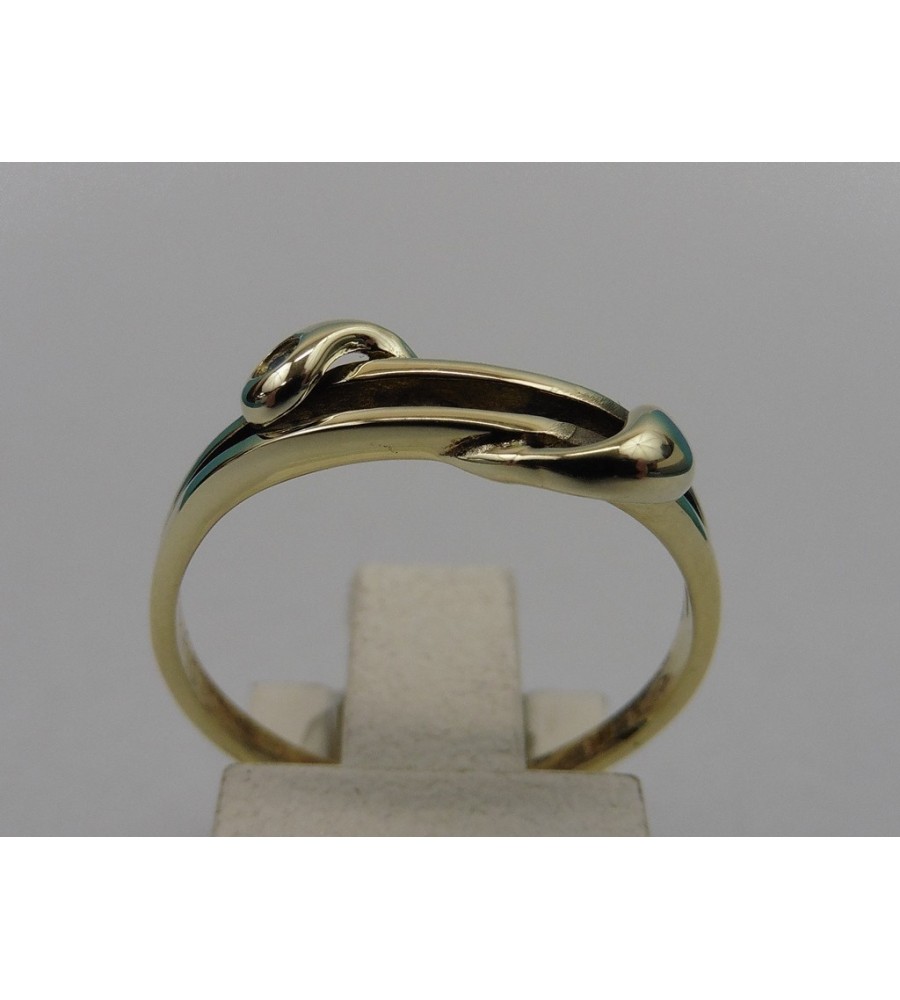 Gouden damesring met briljant