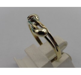 Gouden damesring met briljant