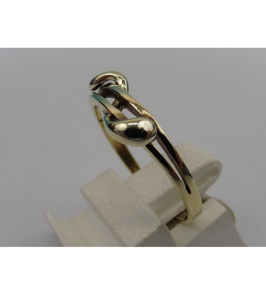Gouden damesring met briljant