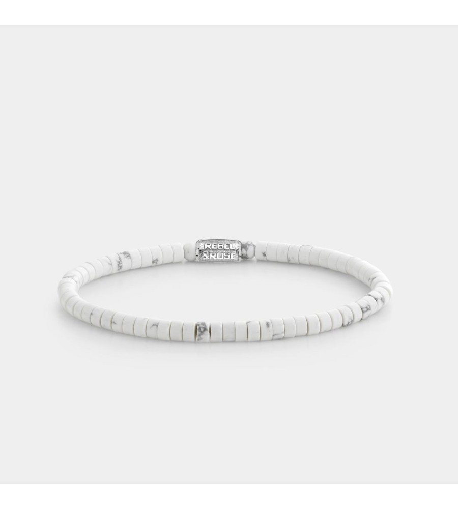 Rebel & Rose armband Slices Virgin White