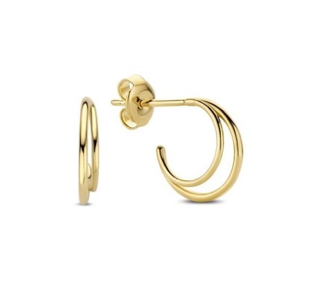 Jackie gouden half creolen