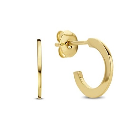 Jackie gouden half creolen