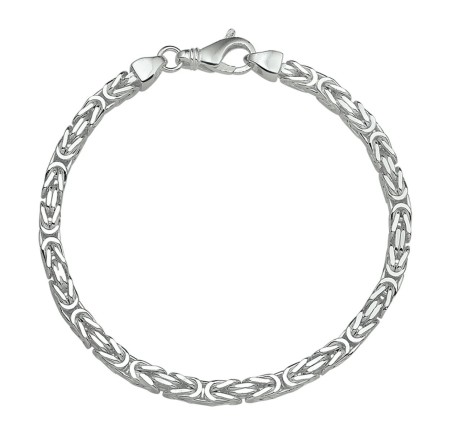 Zilveren koningsketting