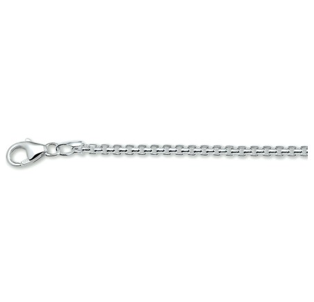 Zilveren venetiaans collier rond