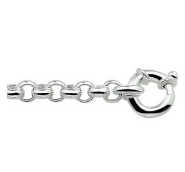 Zilveren jasseron collier