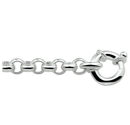 Zilveren jasseron collier