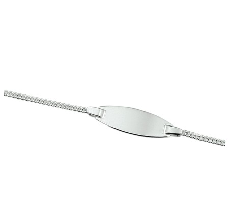 Zilveren babyplaatbandje