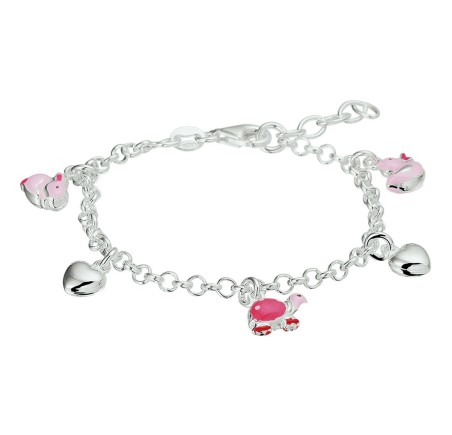 Zilveren bedelarmbandje