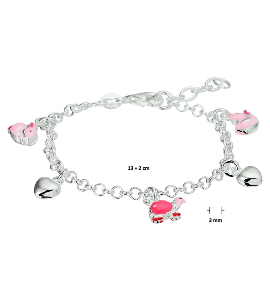 Zilveren bedelarmbandje