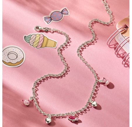 Zilveren bedelarmbandje