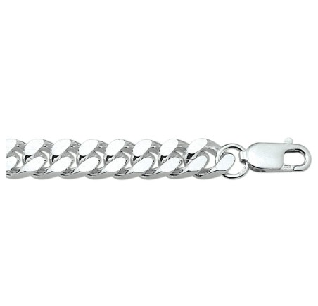 Zilveren gourmet armband