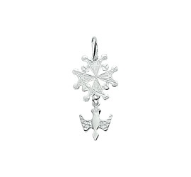 Zilveren hanger hugenootkruisjes