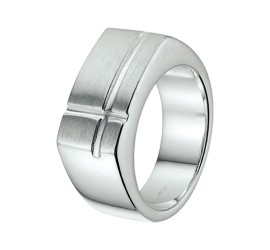 Zilveren herenring