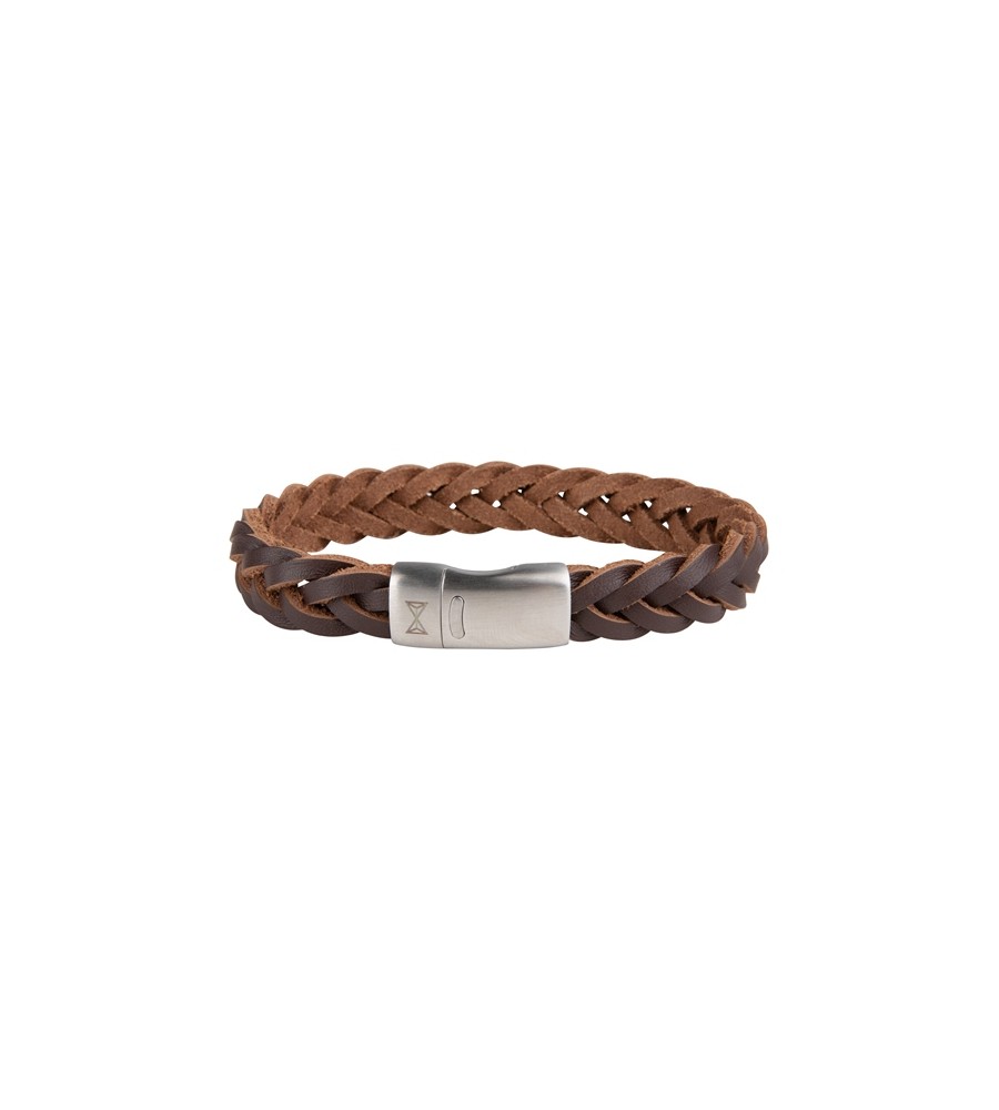 Aze armband Iron Big Wave Brown