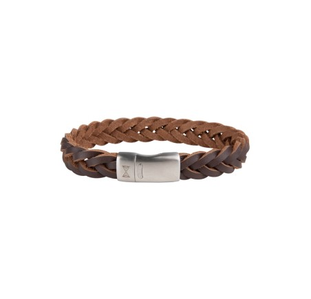 Aze armband Iron Big Wave Brown  AZ-BL001-B