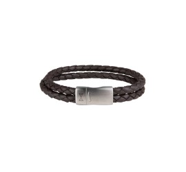 Aze armband Double Shot Brown  AZ-BL006-B