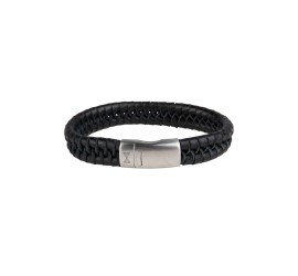 Aze armband Twisted Wave Black