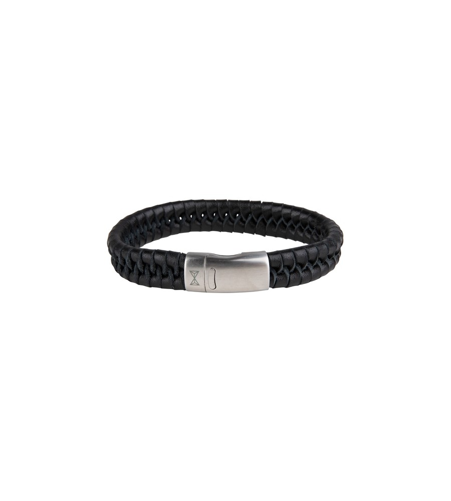 Aze armband Twisted Wave Black