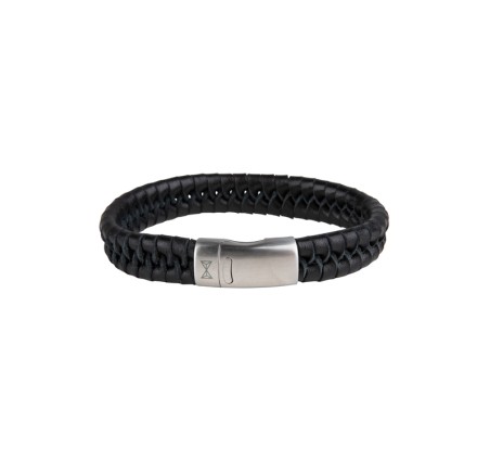 Aze armband Twisted Wave Black