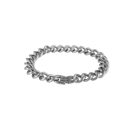 Aze armband Gourmette Satin Inox  AZ-BM002-A