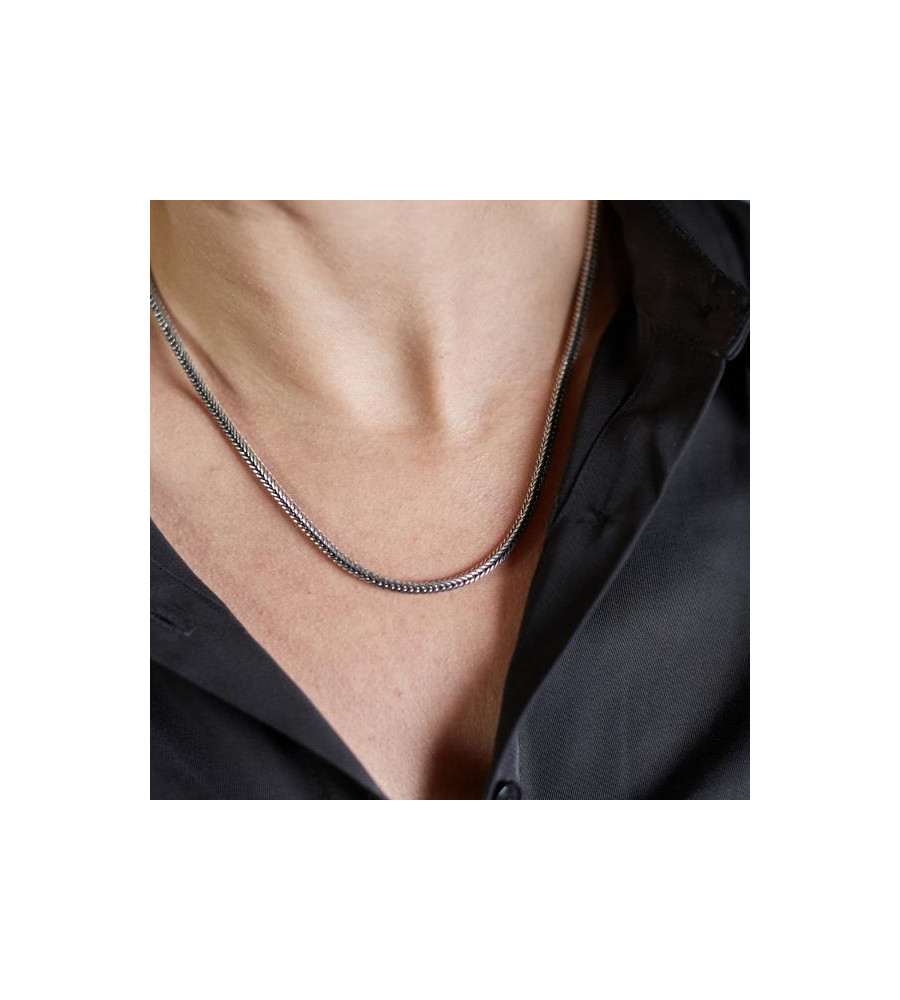 Silk zilveren collier 170 Silk zilveren collier 170