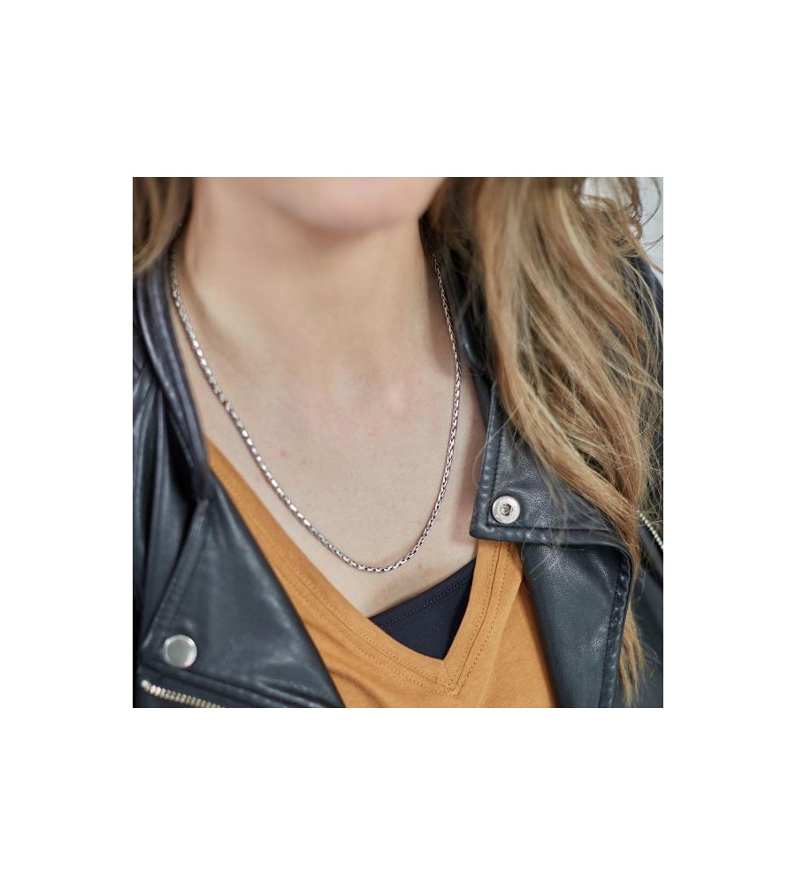 Silk collier 169 Silk zilveren collier 169